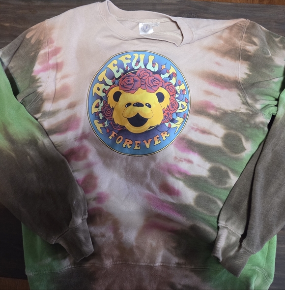 Grateful Dead Beige Crewneck with Logo Tag - Picture 3 of 8